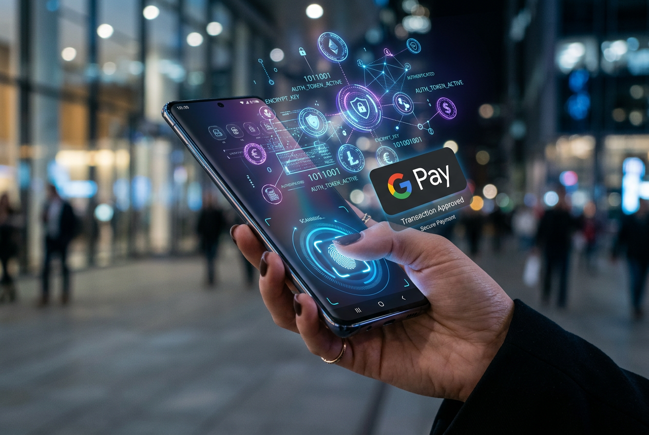 A conceptual visual representing secure payment tokenization.
