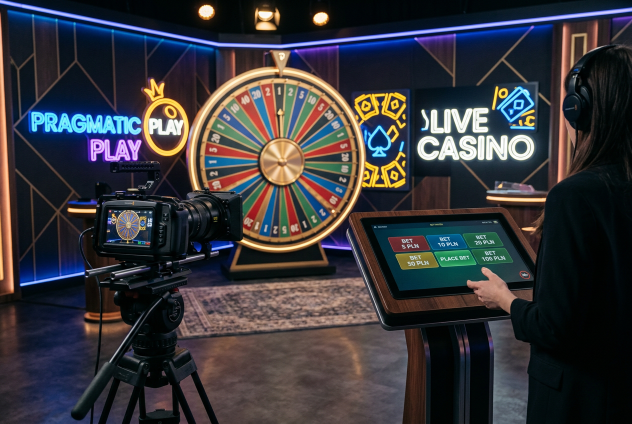Studio kasyna na żywo Pragmatic Play z krupierem